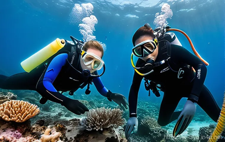 다이빙 강사 자격 유지 요건 - **Prompt:** A professional diving instructor, a Japanese woman in her late 30s, with a friendly and ...