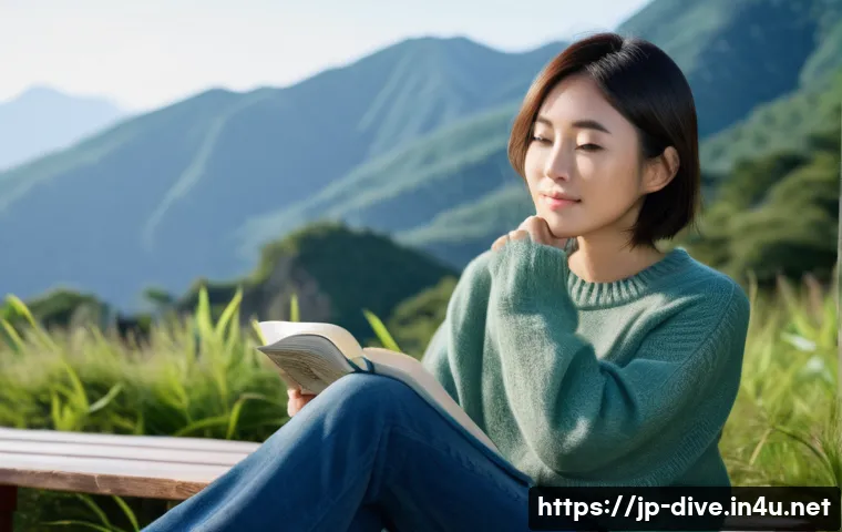 다이빙 강사 워라밸 유지 방법 - **Image Prompt: Tranquil Mountain Escape for a Diving Instructor**
    A serene portrait of a young ...